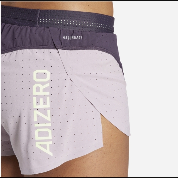 Adidas Green and Purple Athletic Shorts Lightweight Performance - Picture 3 of 12